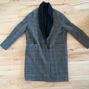 All saints Paige check coat